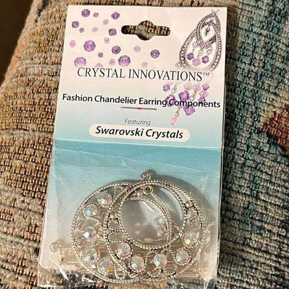 Crystal innovations featuring swarovski crystals earring kit. Make it yourself! - Picture 2 of 3